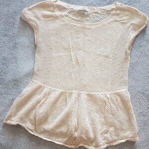 Cream top "American Eagle Outfitters" size: Large (L)